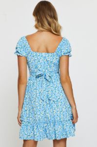 Print Mini Dress Short Sleeve sold by Ally Fashion