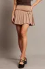 Brown Tennis Skirt Mini Belted sold by Ally Fashion