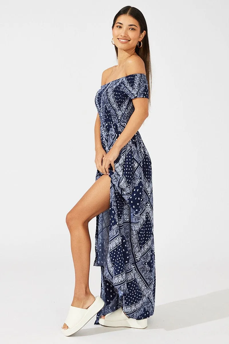 Boho Maxi Dress Off Shoulder sold by Ally Fashion product image thumbnail 4