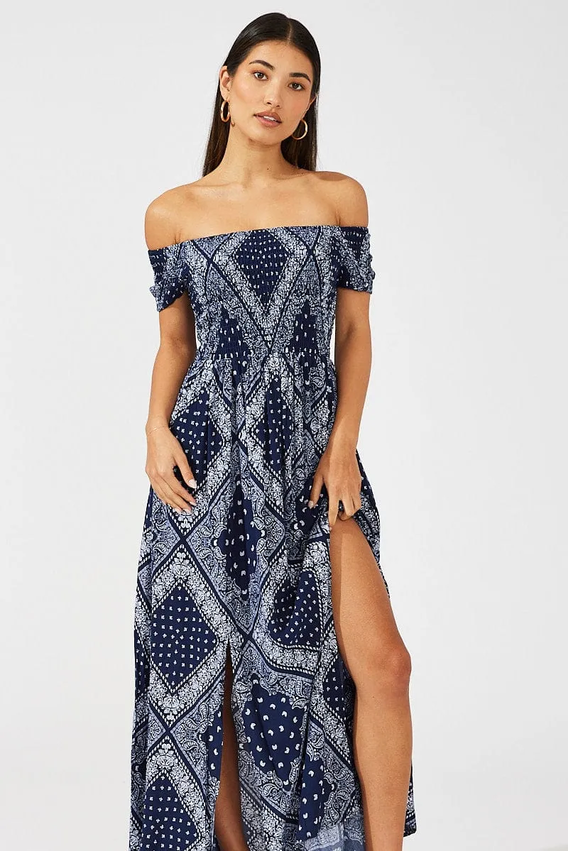 Boho Maxi Dress Off Shoulder sold by Ally Fashion product image thumbnail 2
