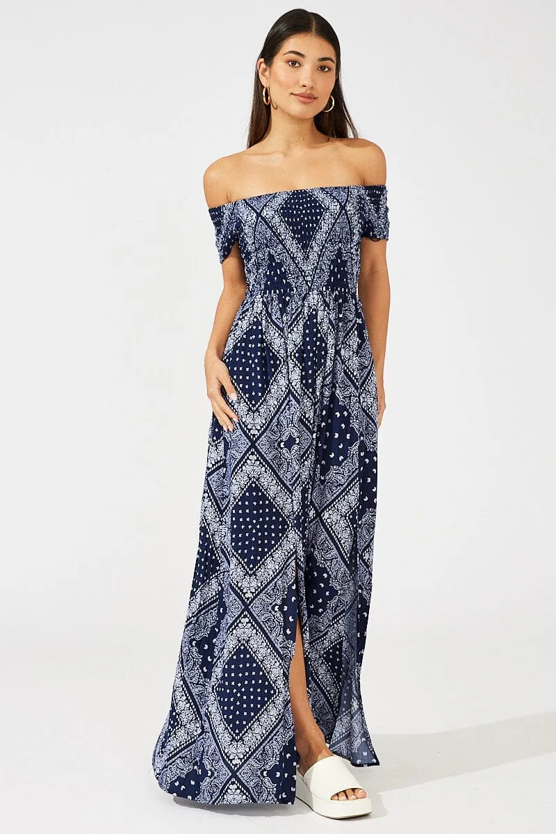 Boho Maxi Dress Off Shoulder sold by Ally Fashion product image thumbnail 3