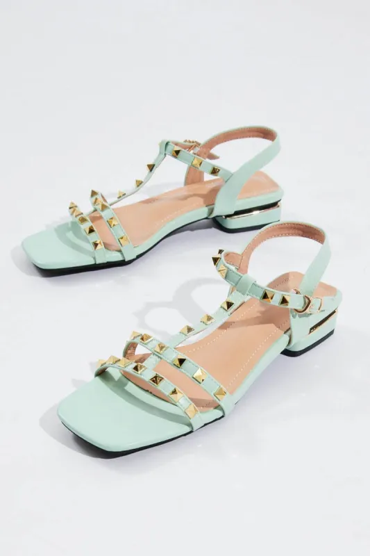Blue Studded Sandals sold by Ally Fashion
