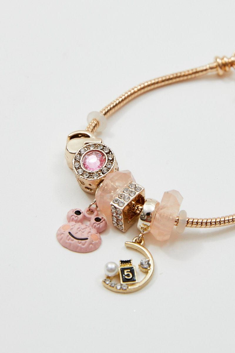 Pink Charm Bracelet sold by Ally Fashion product image thumbnail 3