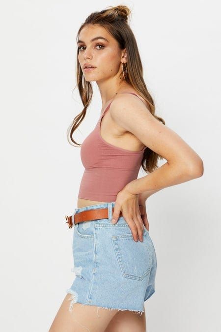 Purple Crop Top Seamless sold by Ally Fashion product image thumbnail 4