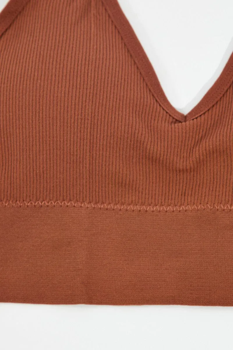 Brown Seamless Lingerie Set sold by Ally Fashion product image thumbnail 2