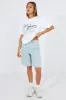 White Graphic Tee Short Sleeve sold by Ally Fashion