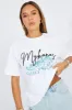 White Graphic Tee Short Sleeve sold by Ally Fashion