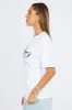 White Graphic Tee Short Sleeve sold by Ally Fashion
