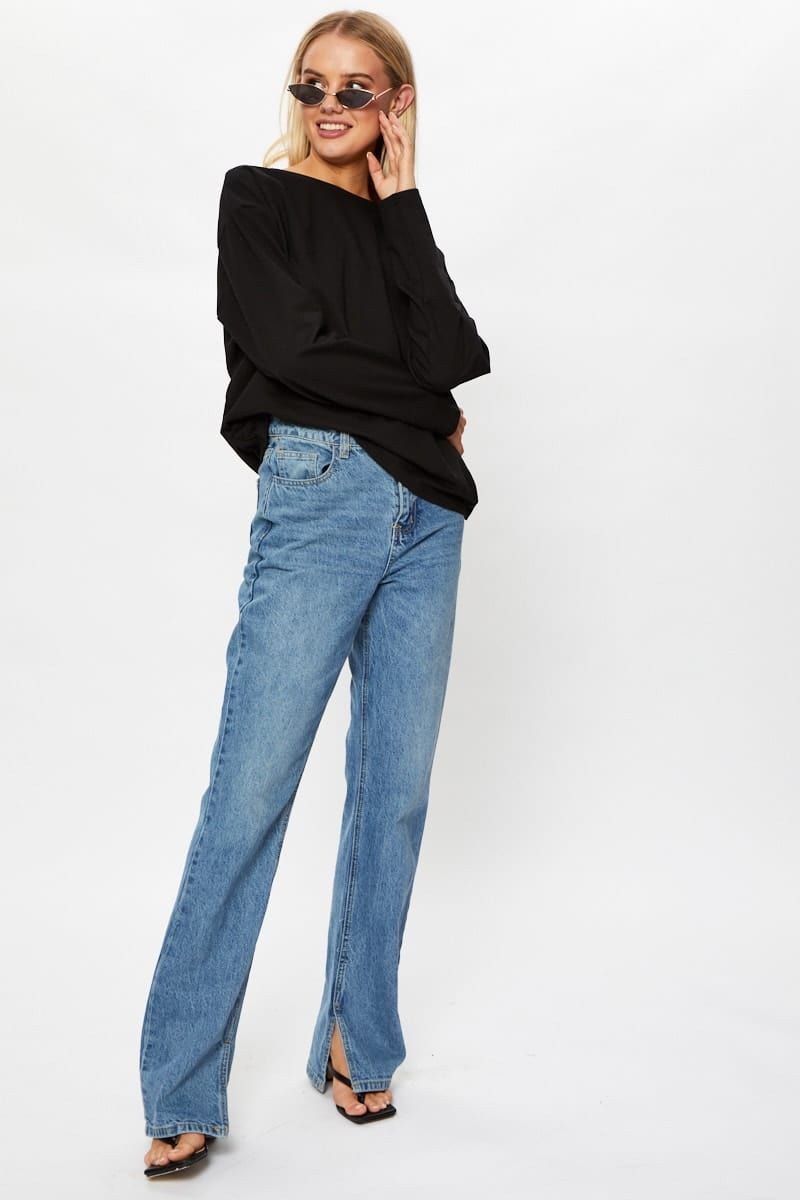 Black Lace Back Top sold by Ally Fashion product image thumbnail 3