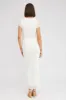 White Maxi Skirt High Rise Bodycon Elastic Waist Lace sold by Ally Fashion