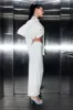 White Plisse Skirt Maxi High Rise sold by Ally Fashion