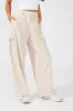 Beige Wide Leg Pants Low Rise sold by Ally Fashion