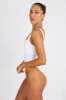 White Bodysuit Scoop Neck Seamless sold by Ally Fashion