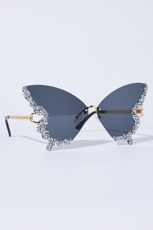 Black Butterfly Sunglasses sold by Ally Fashion