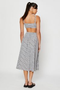 Check Midi Skirt sold by Ally Fashion