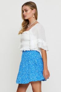 Print Flare Skirt Mini High Rise sold by Ally Fashion