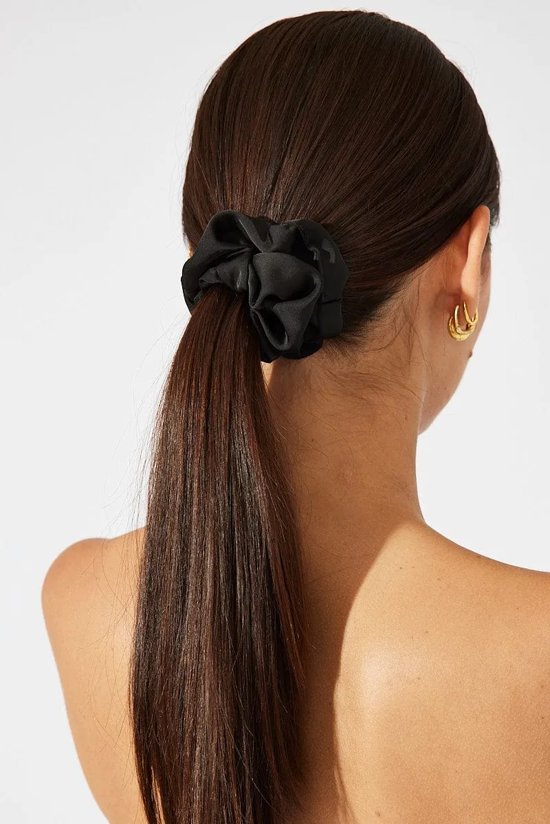 Black Scrunchie sold by Ally Fashion