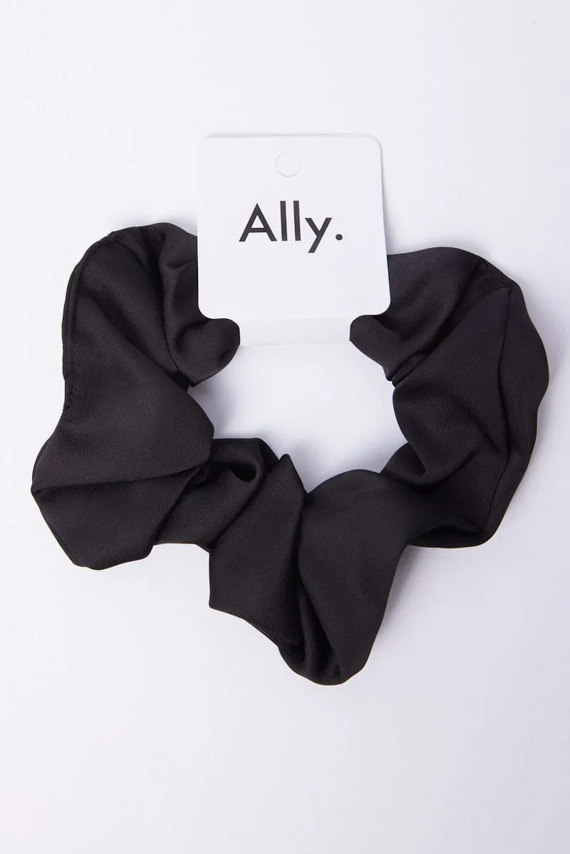 Black Scrunchie sold by Ally Fashion product image thumbnail 3
