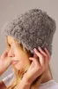 Grey Fluffy Beanie sold by Ally Fashion