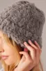 Grey Fluffy Beanie sold by Ally Fashion