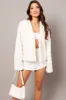White Faux Fur Crop Jacket sold by Ally Fashion