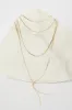 Gold Layered Multi Colour Row Necklace sold by Ally Fashion