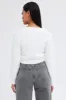 White Fluffy Cardigan sold by Ally Fashion