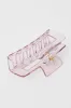 Pink Large Rectangle Claw Clip sold by Ally Fashion