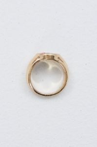 Gold Yin Yang Ring sold by Ally Fashion