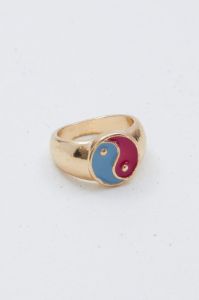 Gold Yin Yang Ring sold by Ally Fashion