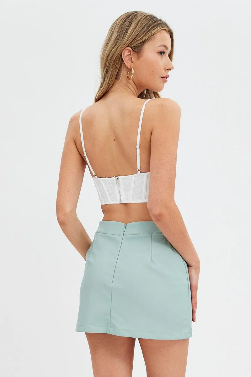 White Singlet Corset Lace sold by Ally Fashion product image thumbnail 5