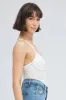 White Lace One Piece Bodysuit sold by Ally Fashion