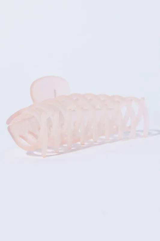 Pink Classic Hair Claw Clip sold by Ally Fashion
