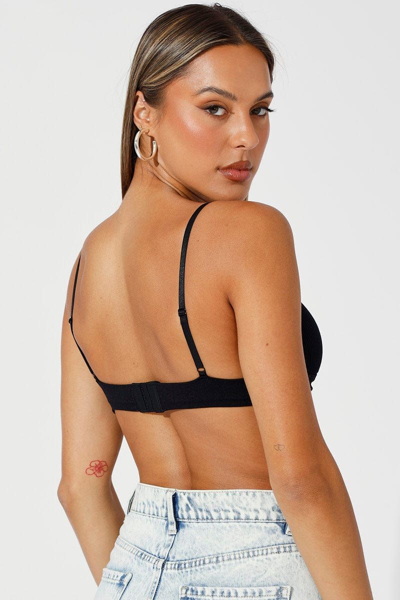 Black Bralette Seamless sold by Ally Fashion product image thumbnail 3