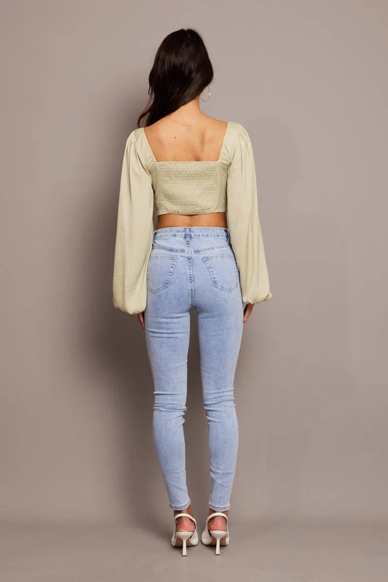 Denim Skinny Jean High Rise sold by Ally Fashion product image thumbnail 5