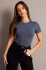 Blue Supersoft Top Short Sleeve sold by Ally Fashion