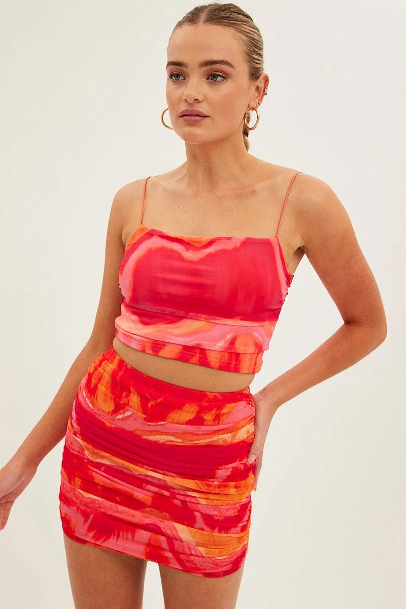 Mini Skirt Bodycon Mesh sold by Ally Fashion