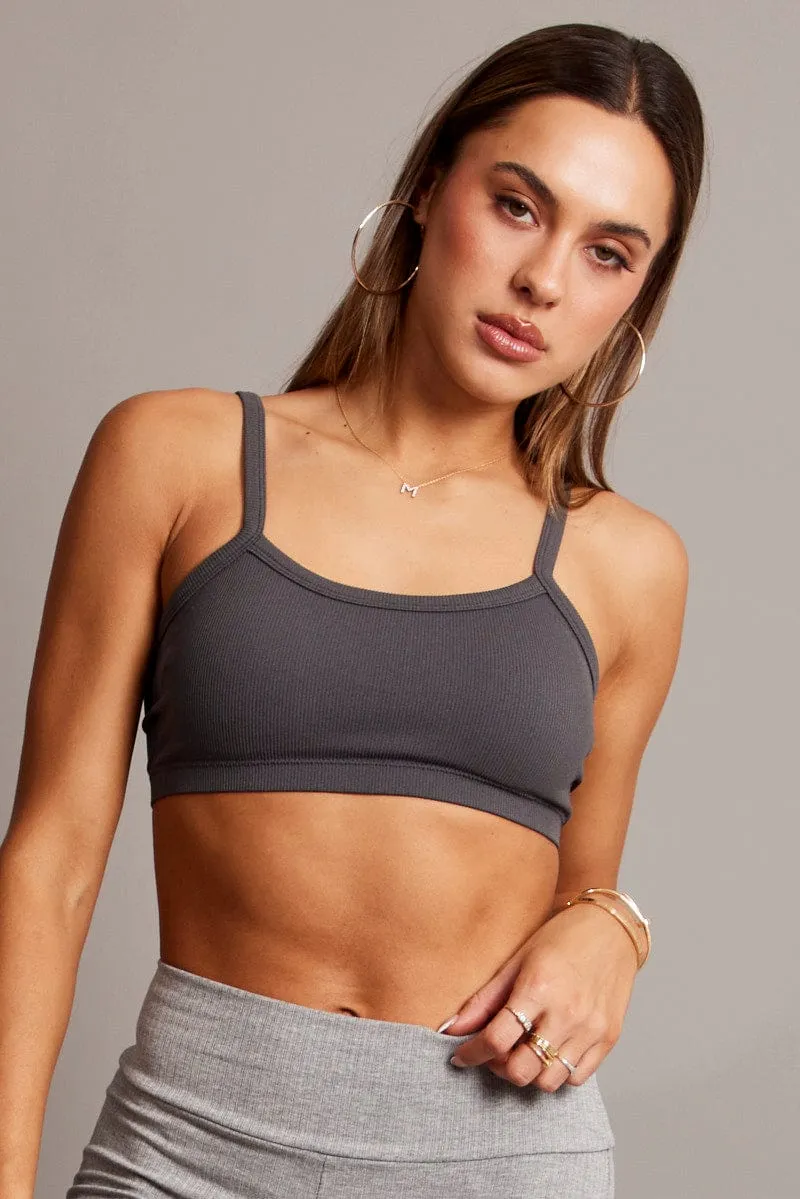 Grey Bralette Seamless sold by Ally Fashion