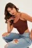 Brown Corset Top Strappy sold by Ally Fashion