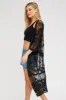Black Kimono Half Sleeve sold by Ally Fashion