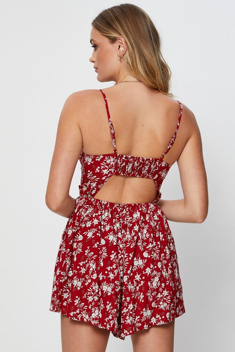 Print Playsuit Sleeveless sold by Ally Fashion product image thumbnail 5
