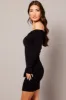 Black Knit Dress Long Sleeve Mini sold by Ally Fashion