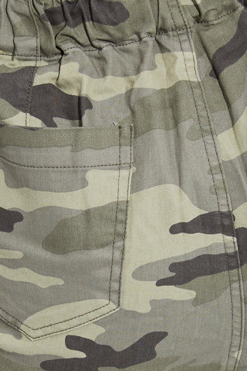 Green Print Cargo Pants High Rise Camouflage sold by Ally Fashion product image thumbnail 7