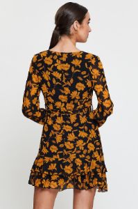 Print Mini Dress Long Sleeve Evening sold by Ally Fashion