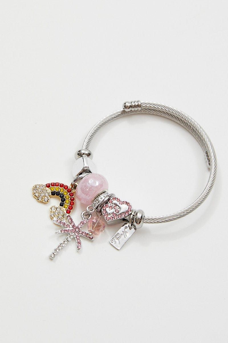 Pink Charm Bracelet sold by Ally Fashion product image thumbnail 2
