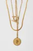 Gold Layered Necklace Coin Pendent sold by Ally Fashion