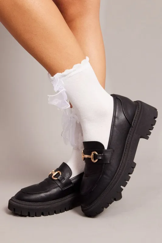 White Bow Decor Socks sold by Ally Fashion