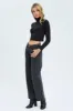 Black Straight Denim Jeans Low Rise sold by Ally Fashion