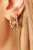 Gold 3 Pack Hoop Earrings sold by Ally Fashion