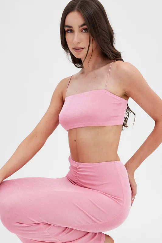 Pink Singlet Top sold by Ally Fashion